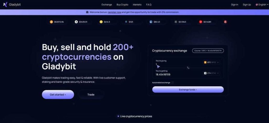 Gladybit (gladybit.com) отзывы 2024